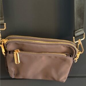 Elegant Gray Crossbody Bag